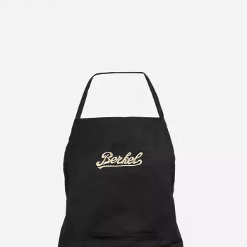 Delantal de cocina Berkel DV7700N unisex negro algodón