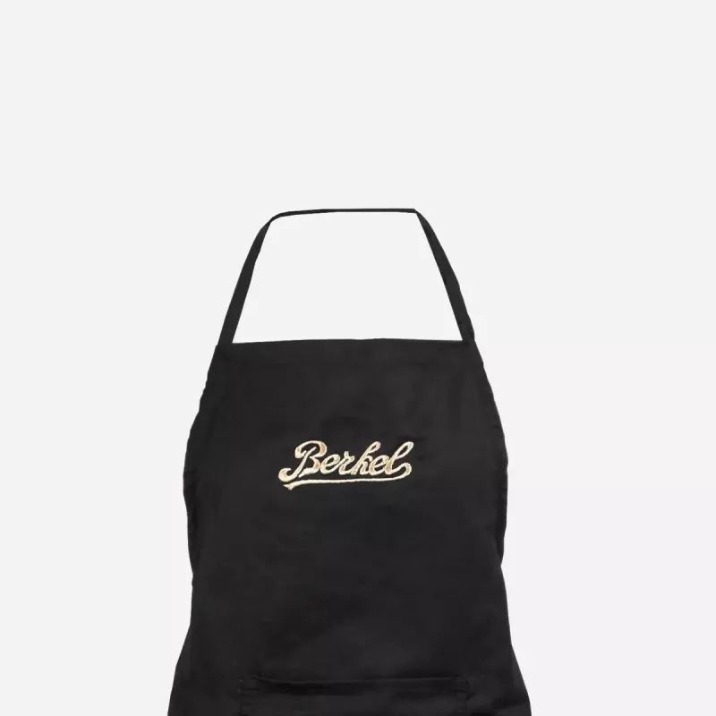 Delantal de cocina Berkel DV7700N unisex negro algodón