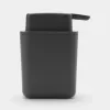 Brabantia 302503 dispensador de jabón de cocina, gris oscuro