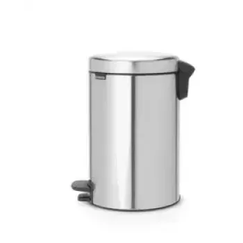 Cubo de basura Brabantia 112041 12 L redondo acero inoxidable