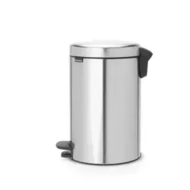 Cubo de basura Brabantia 112041 12 L redondo acero inoxidable