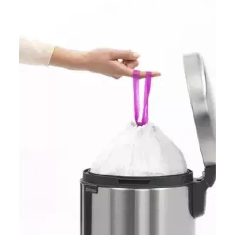 Cubo de basura Brabantia 112041 12 L redondo acero inoxidable