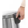 Cubo de basura Brabantia 112041 12 L redondo acero inoxidable