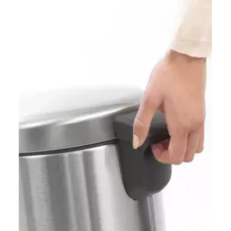 Cubo de basura Brabantia 112041 12 L redondo acero inoxidable