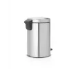Cubo de basura Brabantia 112041 12 L redondo acero inoxidable