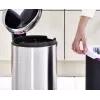 Cubo de basura Brabantia 112041 12 L redondo acero inoxidable