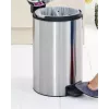 Cubo de basura Brabantia 112041 12 L redondo acero inoxidable