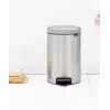 Cubo de basura Brabantia 112041 12 L redondo acero inoxidable
