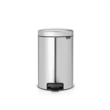 Cubo de basura Brabantia 112041 12 L redondo acero inoxidable