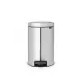 Cubo de basura Brabantia 112041 12 L redondo acero inoxidable