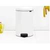 Cubo de basura Brabantia 111846 20L redondo blanco