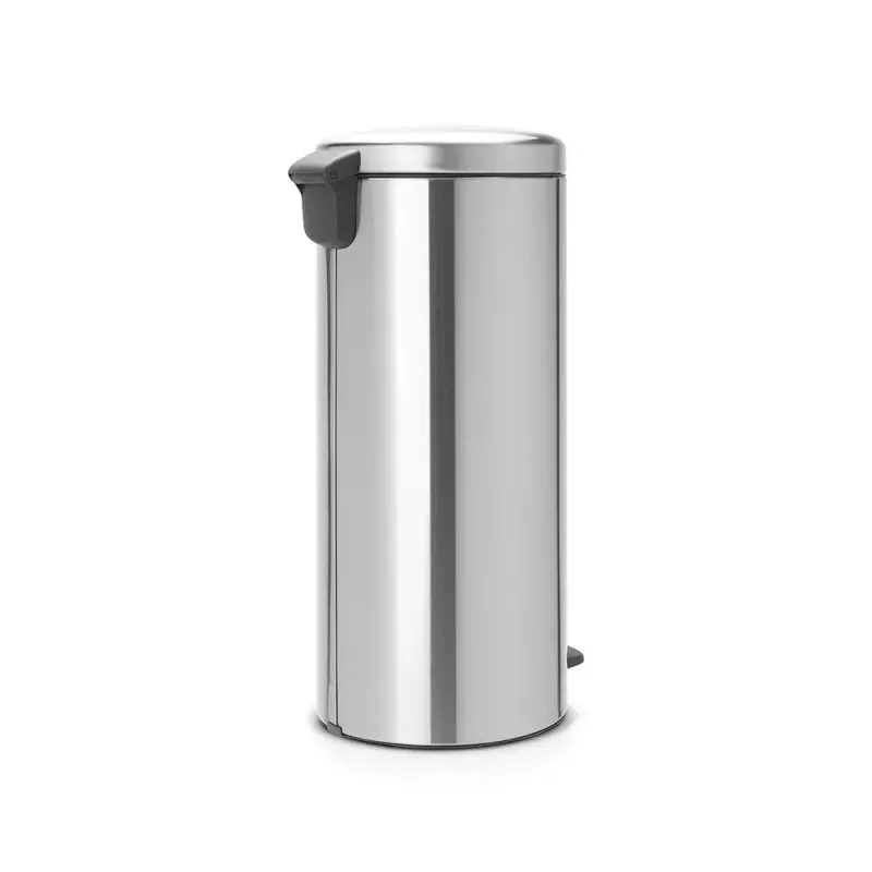 Cubo de pedal Brabantia newIcon redondo acero cepillado diámetro 30 cm
