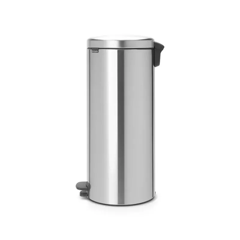 Cubo de pedal Brabantia newIcon redondo acero cepillado diámetro 30 cm