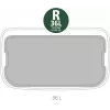 Cubo de basura rectangular Brabantia 121463