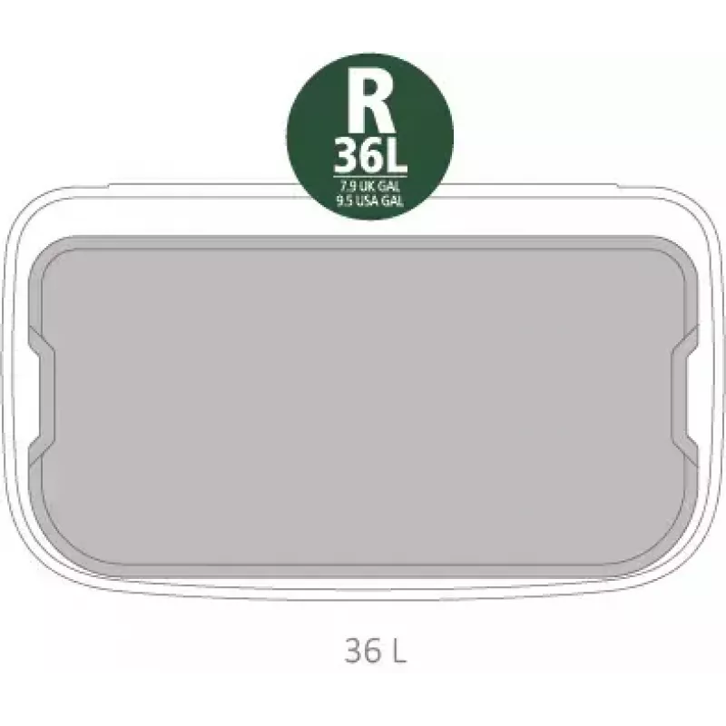 Cubo de basura rectangular Brabantia 121463