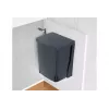 Brabantia 395246 cubo de basura empotrable, 10 L, negro