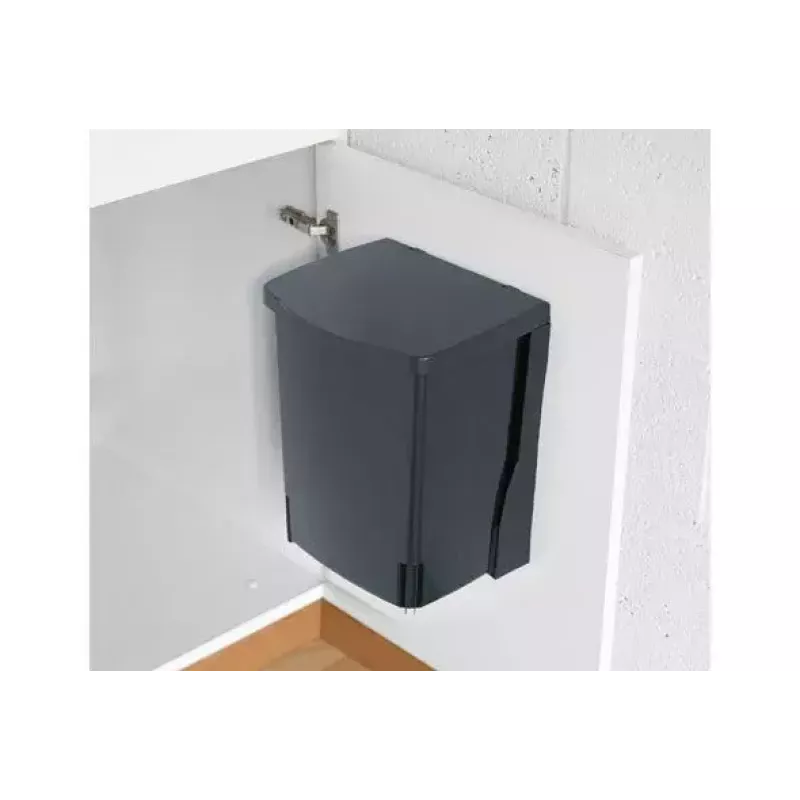 Brabantia 395246 cubo de basura empotrable, 10 L, negro