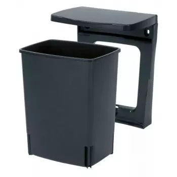 Brabantia 10L cubo de basura negro 260 mm ancho 210 mm fondo 330 mm alto