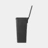 Cubo de basura Brabantia 40L esquina gris 800023