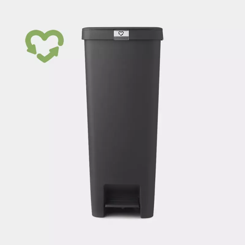 Cubo de basura Brabantia 40L esquina gris 800023