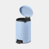 Cubo de basura Brabantia NewIcon 12 L redondo azul