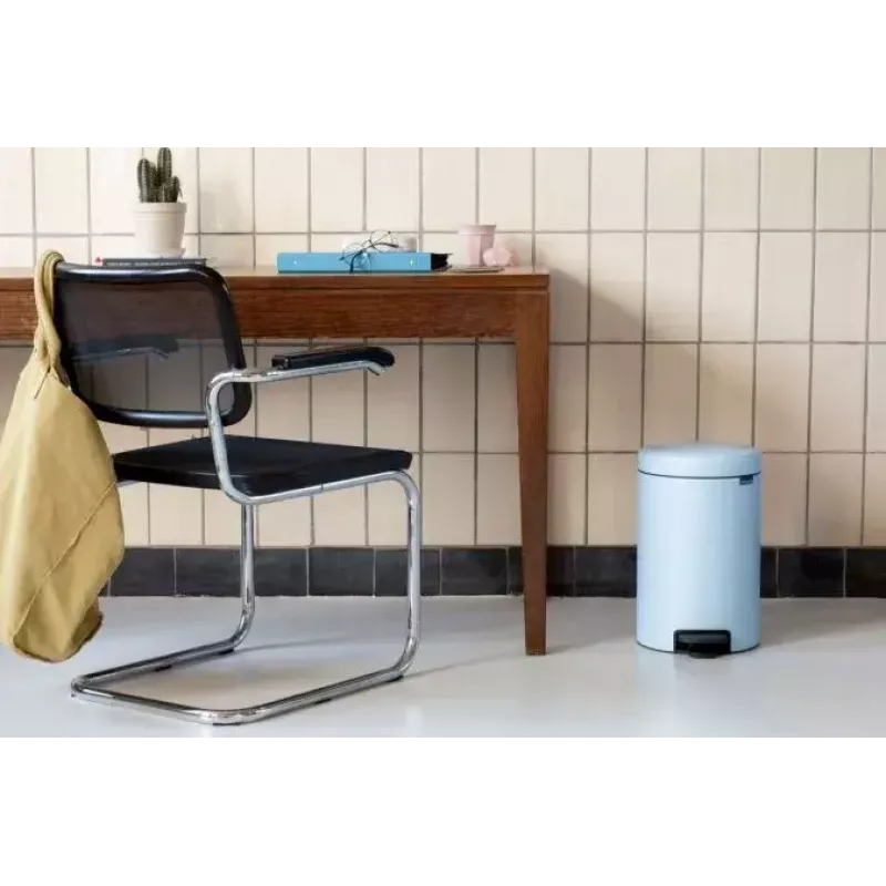 Cubo de basura Brabantia NewIcon 12 L redondo azul