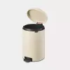 Cubo de basura redondo beige Brabantia NewIcon 20 L