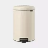 Cubo de basura redondo beige Brabantia NewIcon 20 L