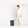 Cubo de basura redondo beige Brabantia NewIcon 20 L