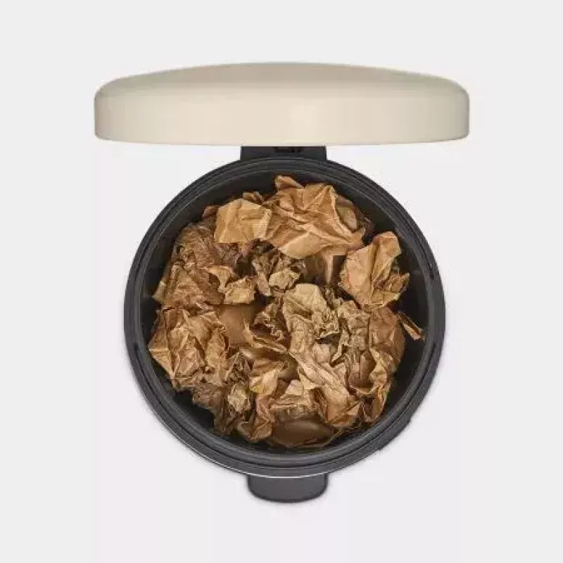 Cubo de basura redondo beige Brabantia NewIcon 20 L
