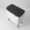 Cubo de basura Brabantia 313547 34 L rectangular plástico blanco