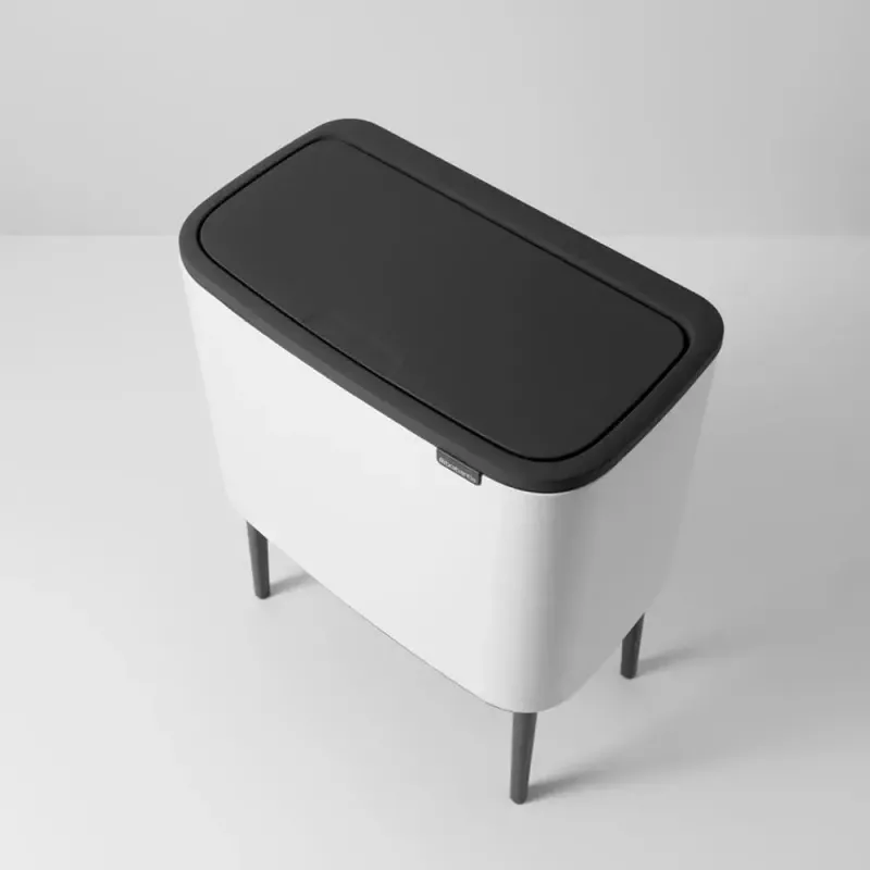 Cubo de basura Brabantia 313547 34 L rectangular plástico blanco