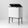 Cubo de basura Brabantia 313547 34 L rectangular plástico blanco