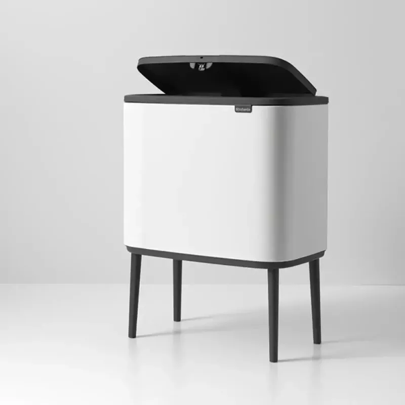 Cubo de basura Brabantia 313547 34 L rectangular plástico blanco