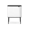 Cubo de basura Brabantia 313547 34 L rectangular plástico blanco