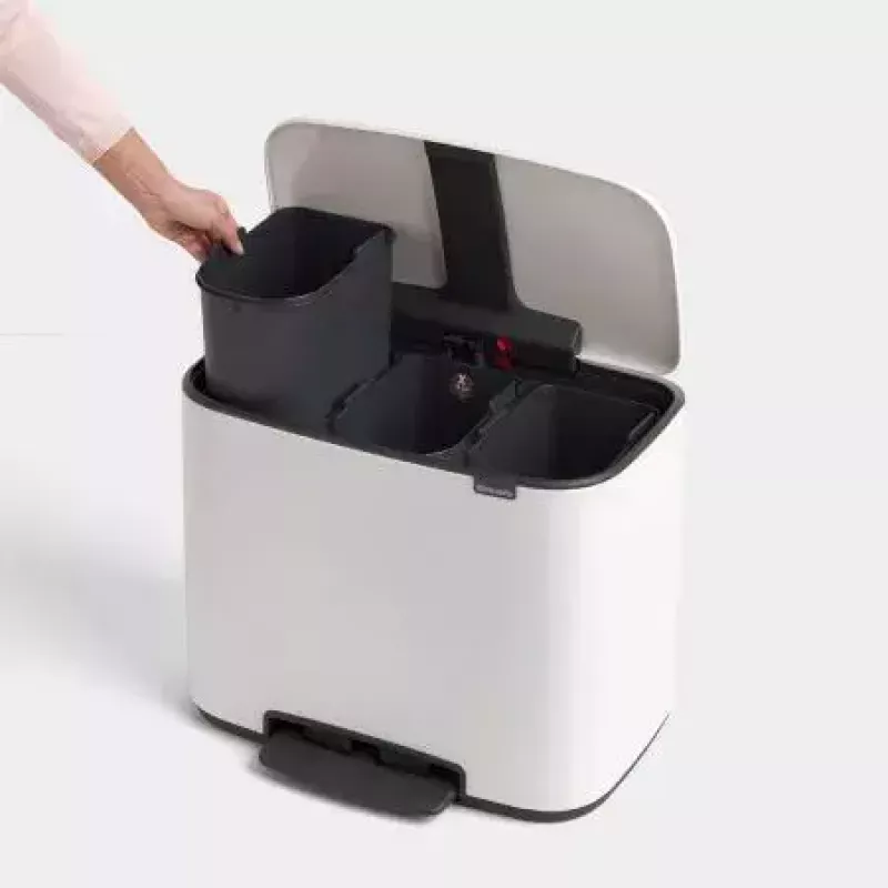 Cubo de basura rectangular Brabantia 121005 ancho 540 mm fondo 363 mm altura 440 mm