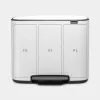 Cubo de basura rectangular Brabantia 121005 ancho 540 mm fondo 363 mm altura 440 mm