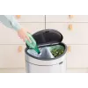 Cubo de basura ovalado de acero Brabantia 100680