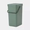 Cubo de basura Brabantia 129827 16L rectangular plástico verde