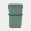 Cubo de basura Brabantia 129964 25 l rectangular de plástico verde