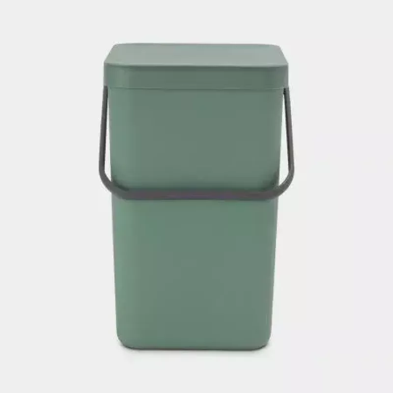 Cubo de basura Brabantia 129964 25 l rectangular de plástico verde