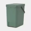 Cubo de basura Brabantia 129964 25 l rectangular de plástico verde