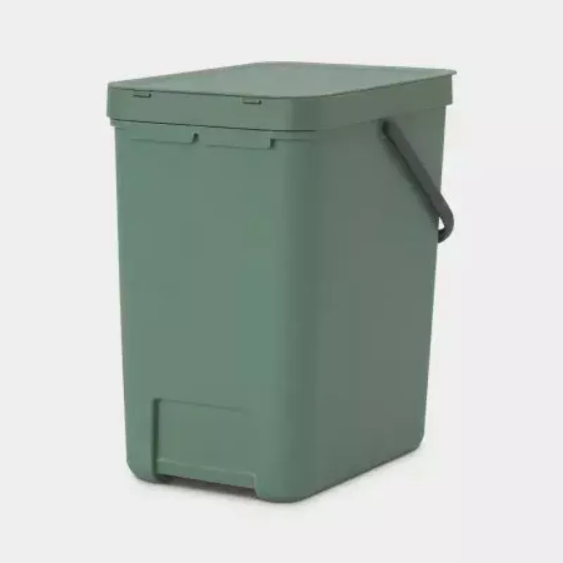 Cubo de basura Brabantia 129964 25 l rectangular de plástico verde
