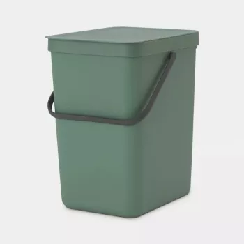 Cubo de basura Brabantia 129964 25 l rectangular de plástico verde