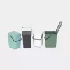 Cubo de basura Brabantia 129940 25 l rectangular de plástico gris