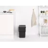 Cubo de basura Brabantia 129940 25 l rectangular de plástico gris