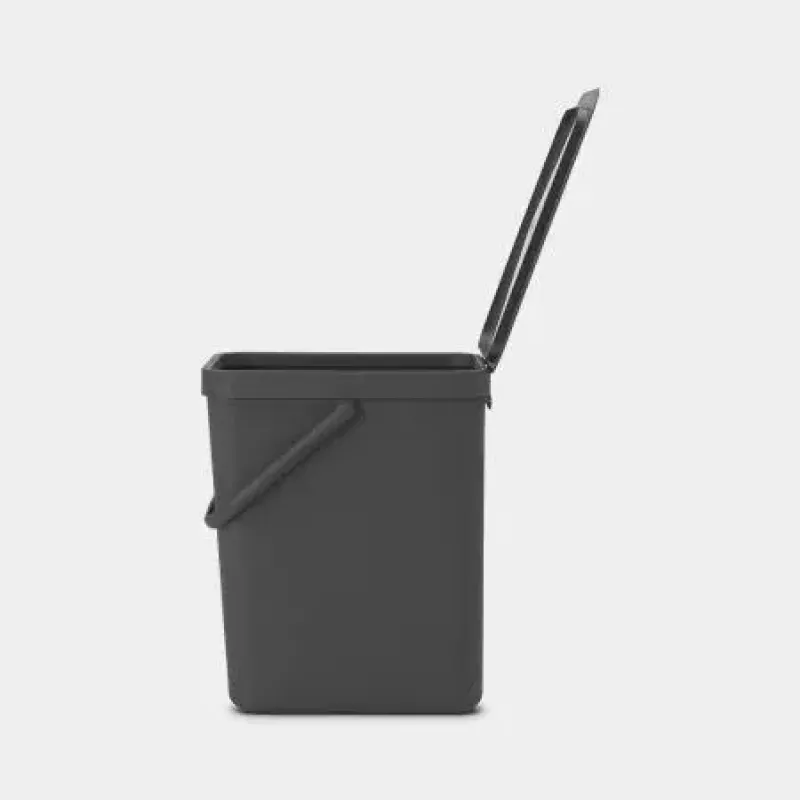 Cubo de basura Brabantia 129940 25 l rectangular de plástico gris