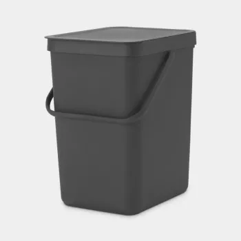 Cubo de basura Brabantia 129940 25 l rectangular de plástico gris