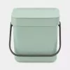 Cubo de basura Brabantia Sort & Go 3 l verde ancho 188 mm fondo 139 mm alto 181 mm