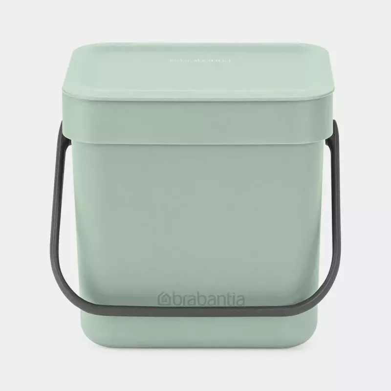 Cubo de basura Brabantia Sort & Go 3 l verde ancho 188 mm fondo 139 mm alto 181 mm